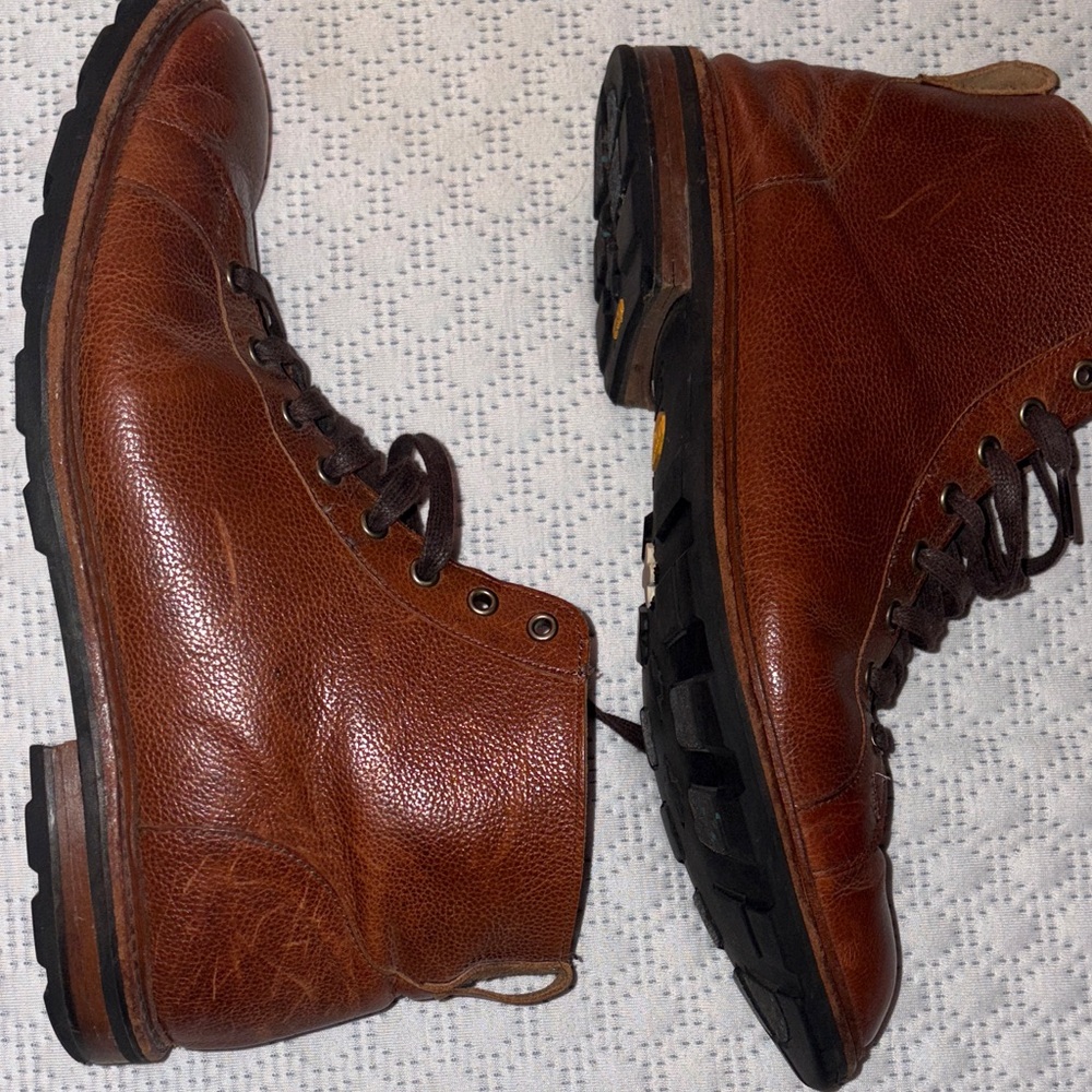 Allen Edmonds Men's Brown Leather Boots